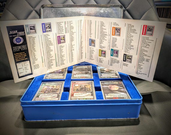 star trek the next generation customizable card game limited edition Decipher | Star Trek The Next Generation Customizable Card Game | Limited  Edition Collector's Tin main image 0