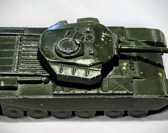 Tanque Centurión británico n.º 2150, fabricado en Inglaterra, de Dinky Super Toys, de la década de 1950 aproximadamente