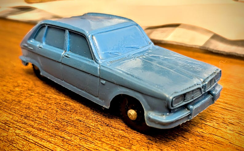 Miniature Tomte Laerdal 1/43 Renault 16 Bleue N°25 - Modèle De Collection Occasion