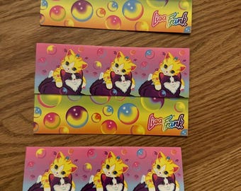 Vintage Lisa Frank Cards Kitty and Bubbles Letter Set Stationery 80s 90s Nostalgia