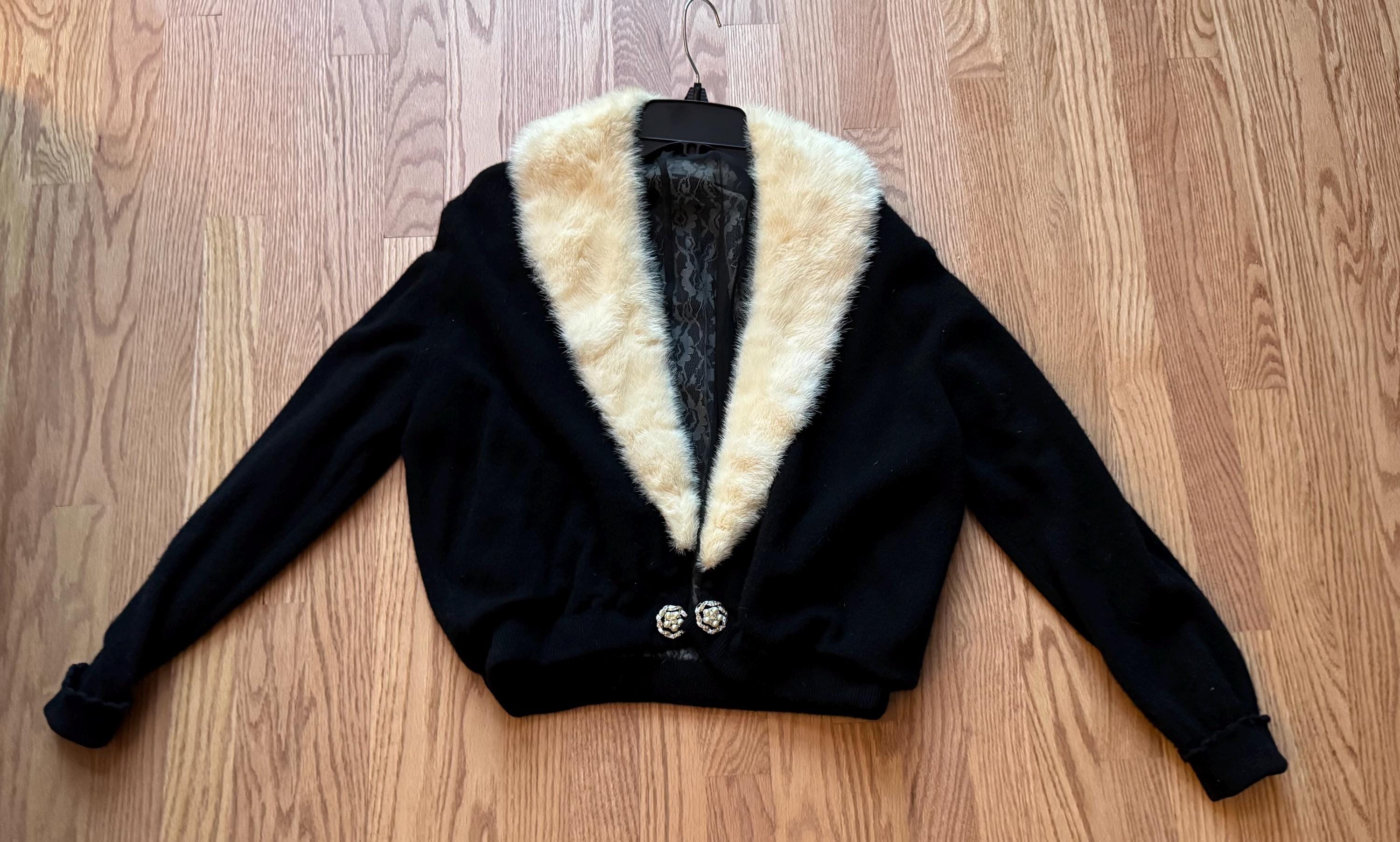 Rabbit Fur Cardigan - Etsy