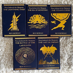 Rebound Percy Jackson & the Olympians series set // RARE, Special Edition, One of a Kind