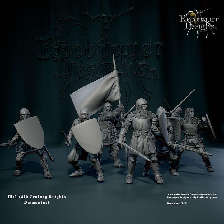 Mid 14th C Knights Dismounted Reconquer Designs - Etsy UK