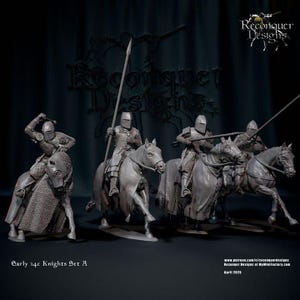 Early 14c Knights Set A    Reconquer Designs