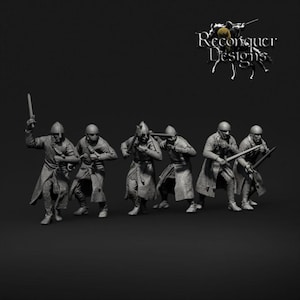 12th Century Military Order knights sergeants    Reconquer Designs