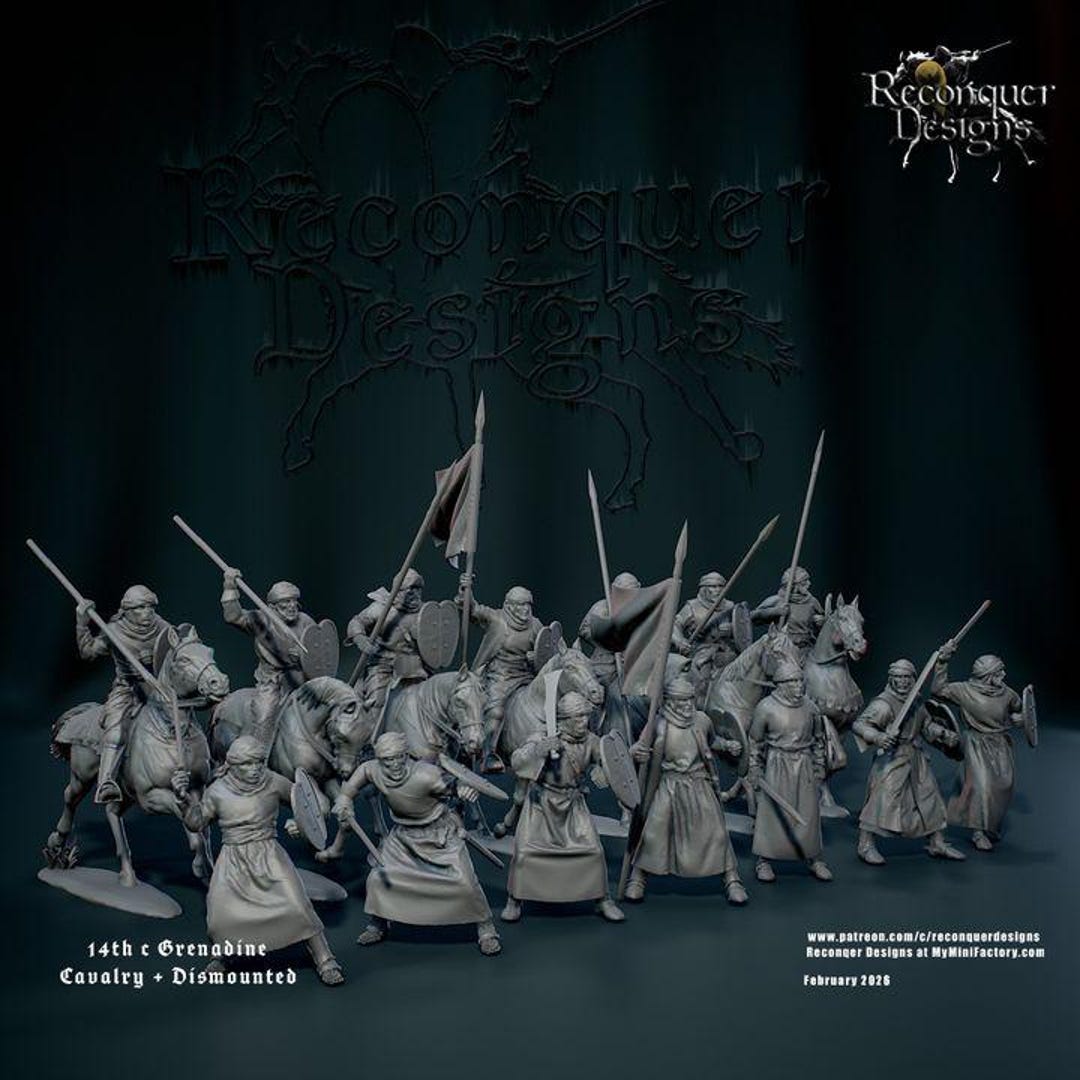 14th Century Grenadine Cavalry Reconquer Designs - Etsy
