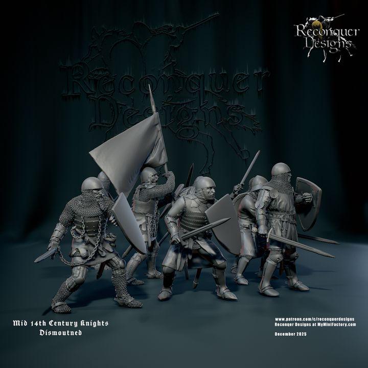 Mid 14th C Knights Dismounted Reconquer Designs - Etsy UK
