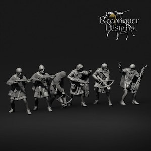 12-13th century Crossbowmen    Reconquer Designs