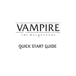 Vampire: The Masquerade (5th Edition) Quick Start Guide - DIGITAL DOWNLOAD