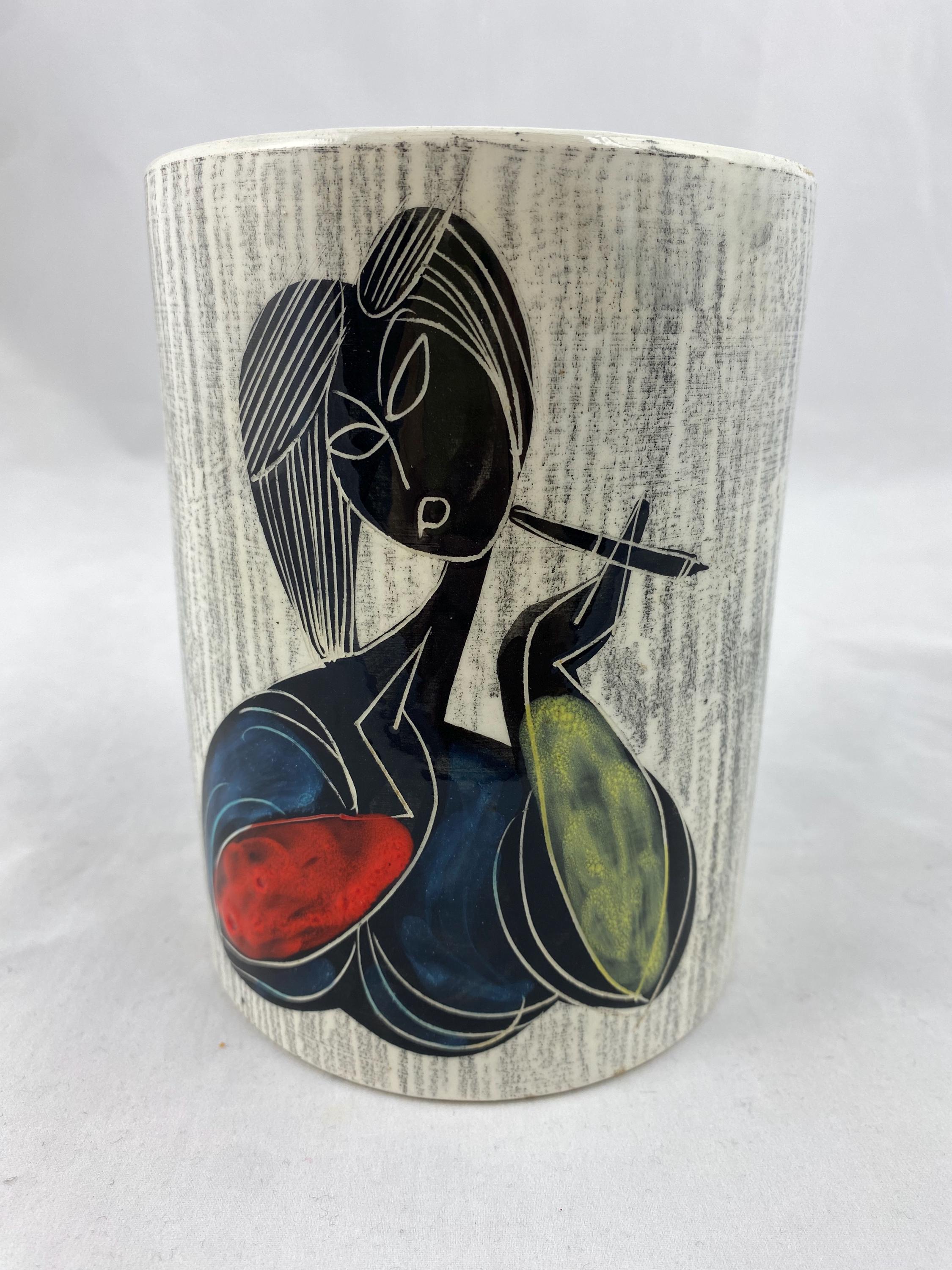 1960s Vintage Folk Art Pottery ウベダ IDEE 1960s Vintage Folk Art Pottery ウベダ IDEE