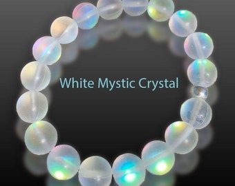 Moonstone Quartz Crystal Beaded Bracelets, .925 Sterling Silver Bead, FREE shipping