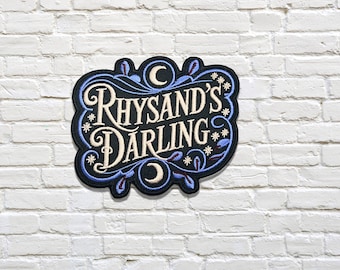 Rhysand’s Darling Bügelbild – ACOTAR Bookish Gesticktes Abzeichen für Fantasy Leser