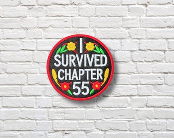 Ich überlebte Kapitel 55 Aufnäher - ACOTAR inspirierte Aufnäher zum Aufbügeln für Fantasy-Leser