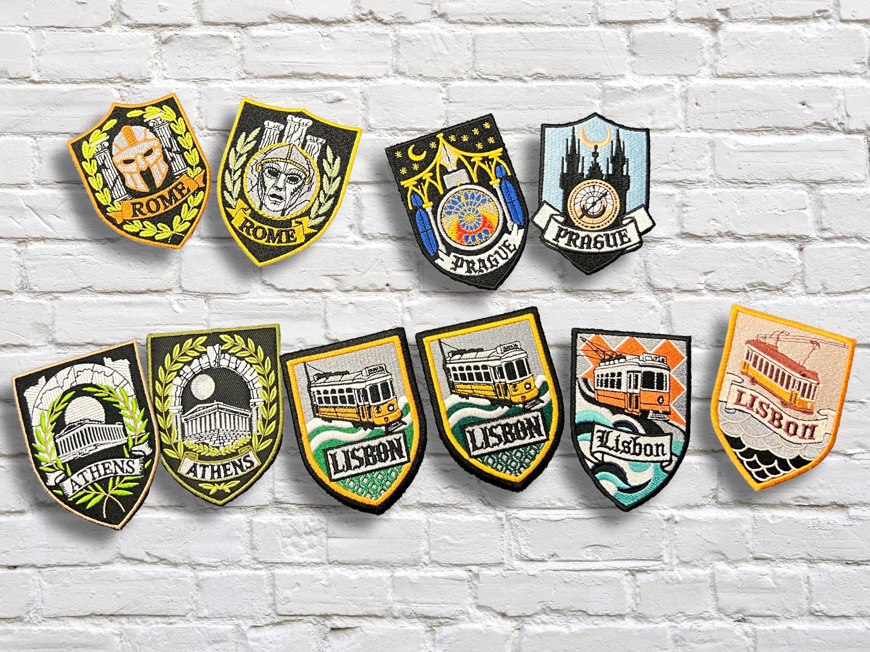 Velcro pour patch – Patch rond brodé pour sac à dos – Qinghan Label