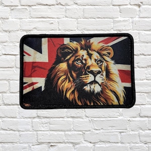 Brittiskt lejonmärke: Union Jack-flaggans emblem - UK Pride-märke