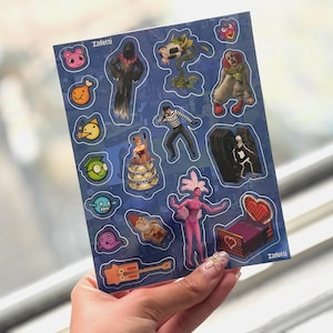 The Sims Sticker Sheet, The Sims Gameplay, Game Stickers, The Sims, Retro Sticker, Journal sticker, Planner sticker