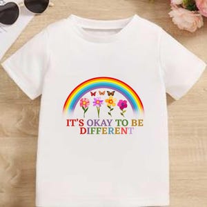 Es ist okay svg, anders zu sein png, Autismus jpg, Autismus Blumen eps, Autismus png, Autismus Regenbogen pdf, Sublimationsdesign dxf