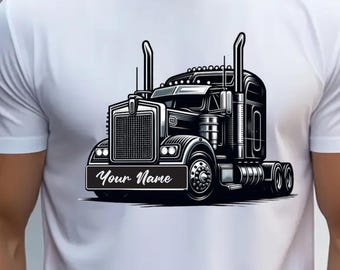Semi Truck Svg, Truck Name png, Truck Driver jpg, Big Truck eps, Trendy design pdf, Sublimation design dxf