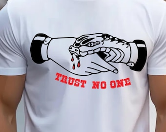 Hand Holding Svg, Trust No One png, Handshake jpg, Funny Tshirt Sayings eps, Joking Tshirts pdf, Sublimation design dxf