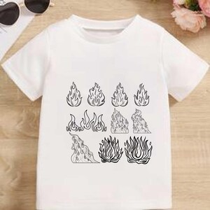 Fire Flame SVG bundle, Campfire Clipart png, Fire Silhouette jpg, Burning Flames EPS, Bonfire PDF, Sublimation design dxf