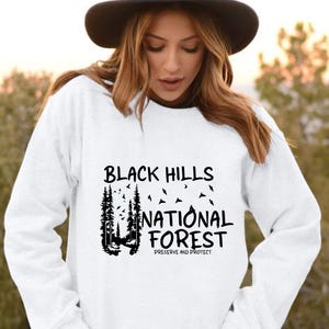 BLACK HILL svg, National Forest png, South Dakota jpg, Wandern eps, Karte Tee pdf, Sublimationsdesign Dxf