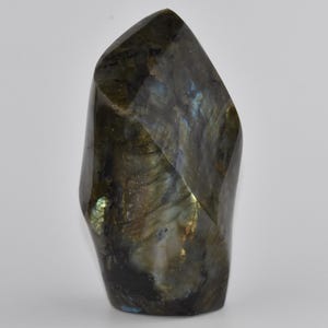 Polished Labradorite Mineral Specimen Crystal Flash Flame Iridescent Iridescence Rocks Minerals Gift Her Him Shiny Beautiful Amazing Unique