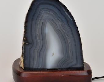 Agate Lamp - Natural