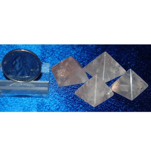 Rose Quartz Pyramid Set