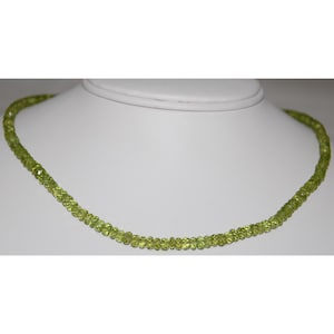 Peridot Beaded Necklace