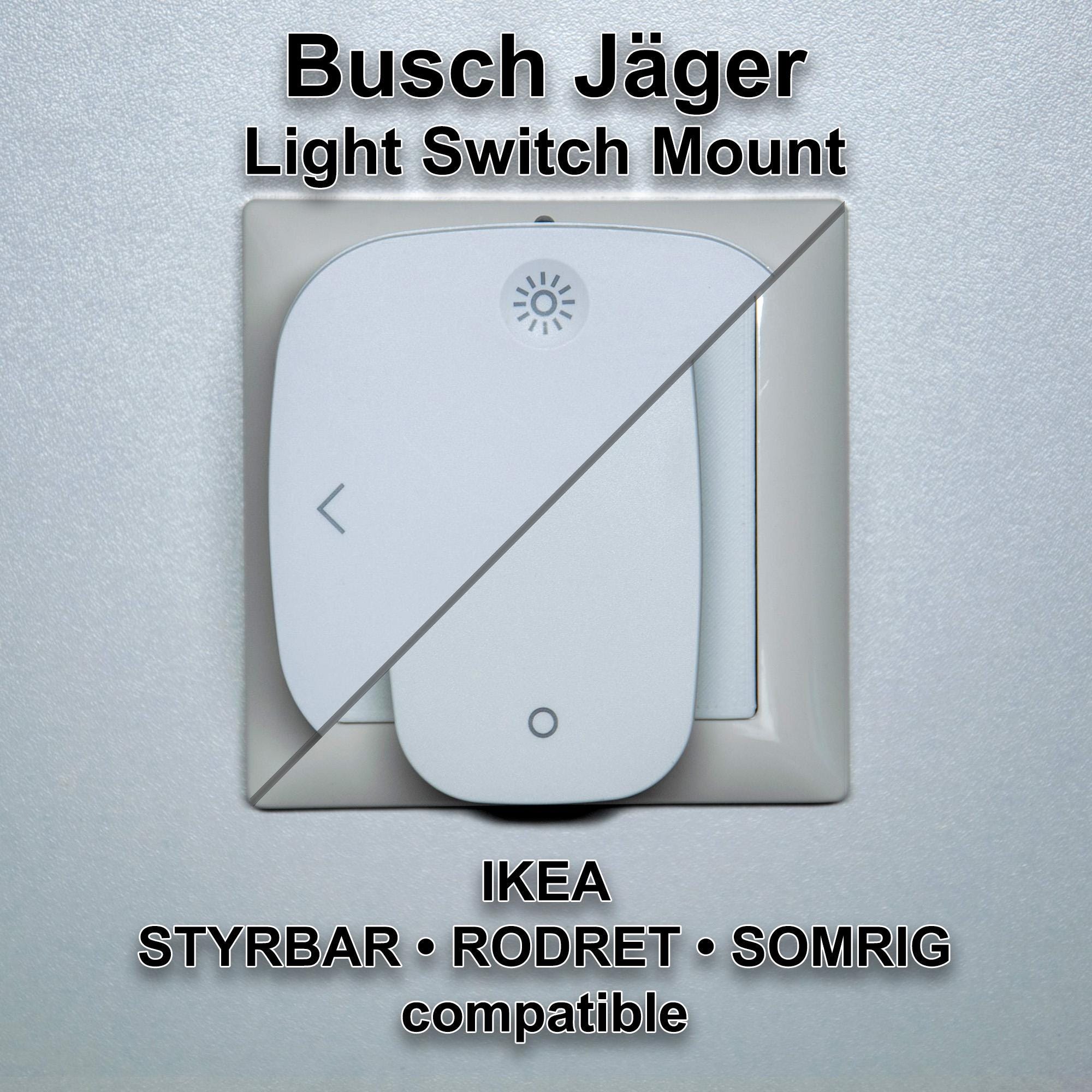 Busch Jäger Lichtschalter Halterung für IKEA Fernbedienungen