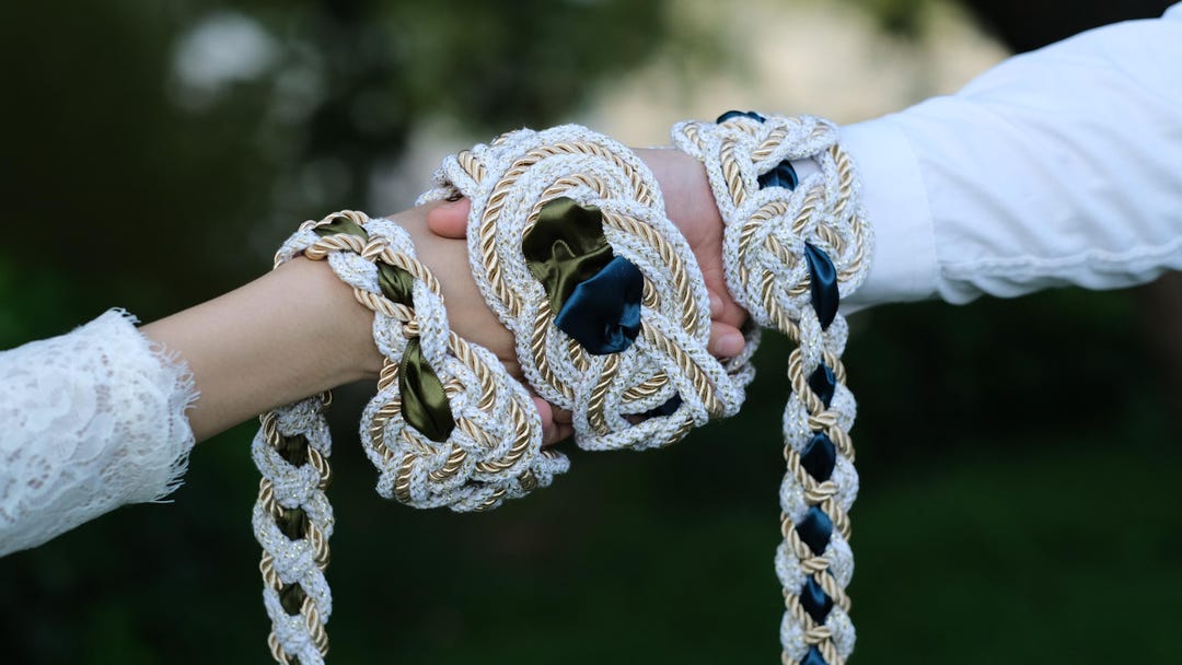 Custom Handfasting Cord, Celtic Nine Knots, Pagan Wedding Unity ...