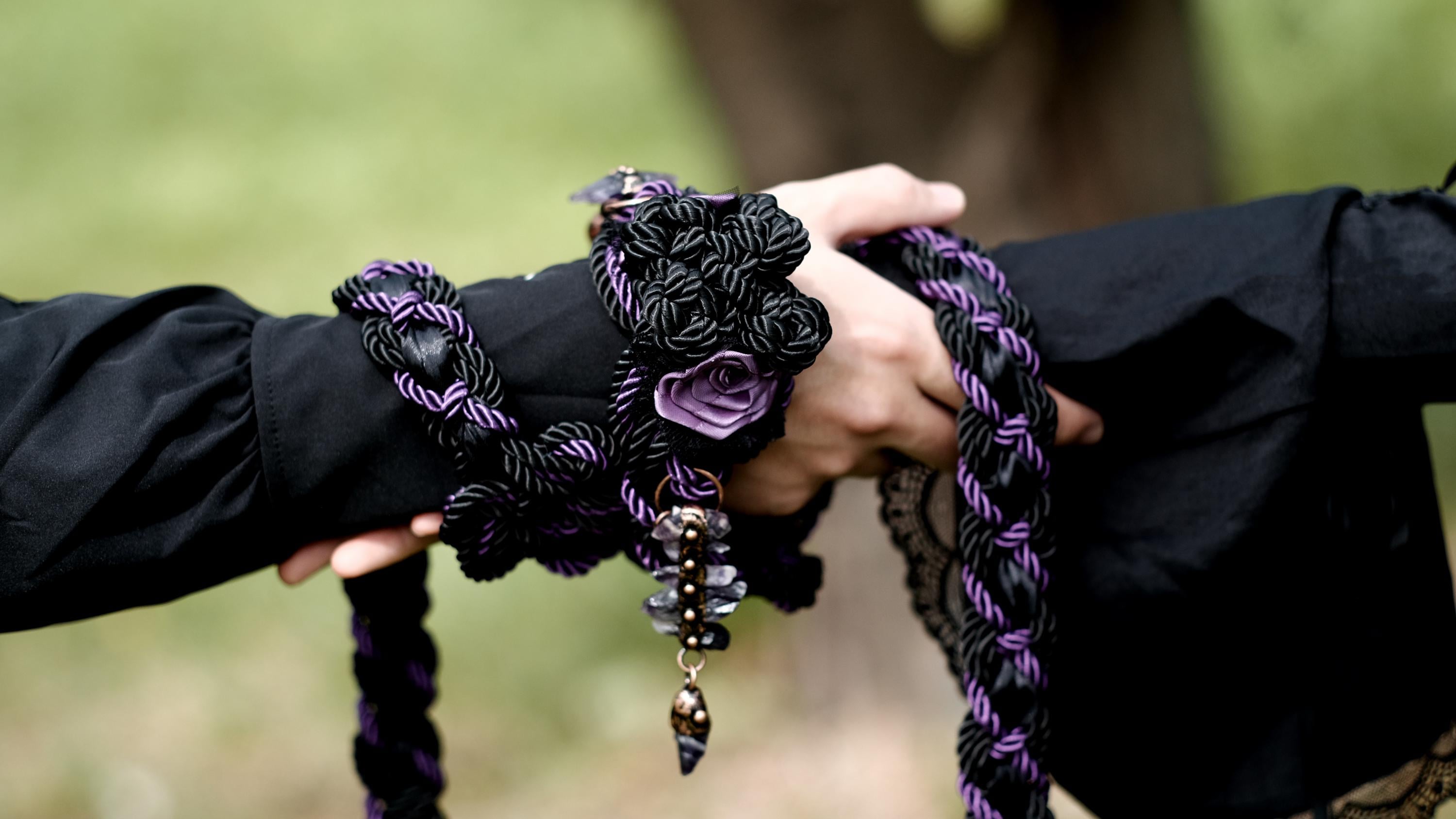 Braided Purple Belt - Etsy
