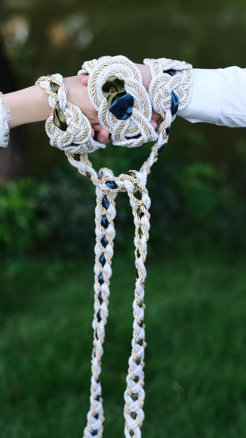 Custom Handfasting Cord, Celtic Nine Knots, Pagan Wedding Unity ...