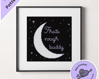 Avatar "That's rough buddy" Quote Cross Stitch Pattern