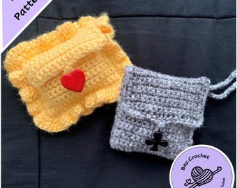 Rectangular Earbud Case Cover Crochet Pattern