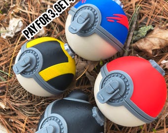 Hisuian Pokeballs 3D-geprint/irisbedel
