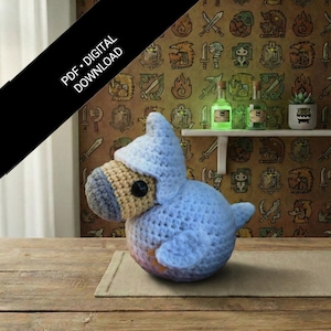 Baby Seikret Amigurumi Crochet Pattern | Monster Hunter Inspired PDF Tutorial