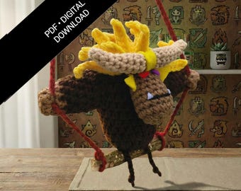 Rajang Amigurumi Crochet Pattern | Monster Hunter Inspired PDF