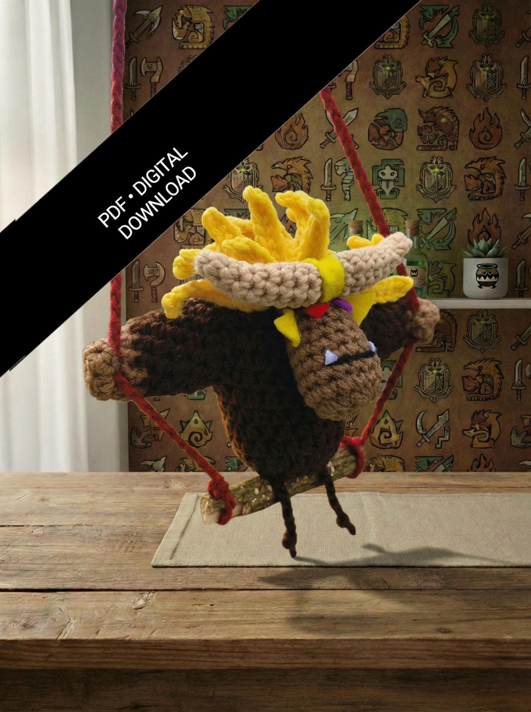 Rajang Amigurumi Crochet Pattern | Monster Hunter Inspired PDF