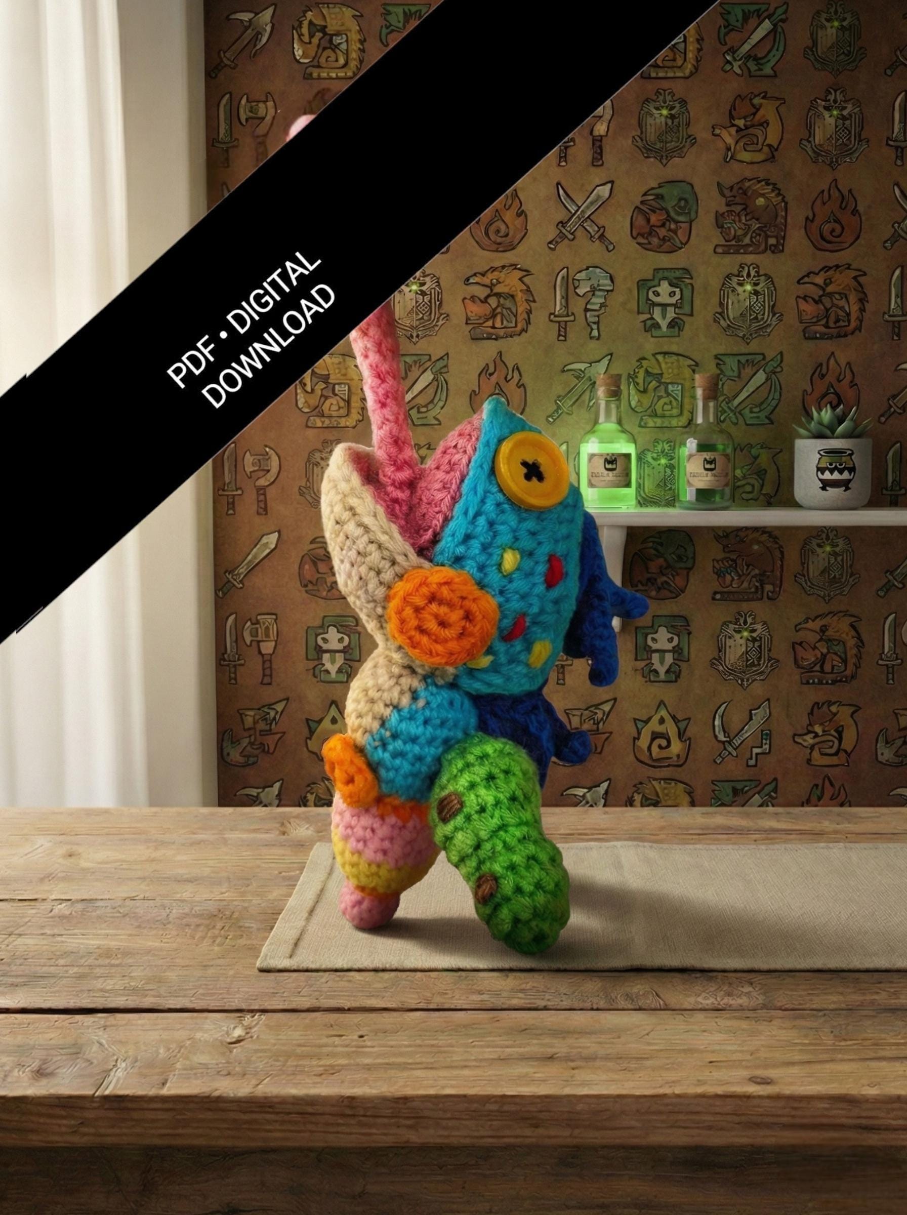 Pukei-Pukei あみぐるみかぎ針編みパターン |モンスターハンターに