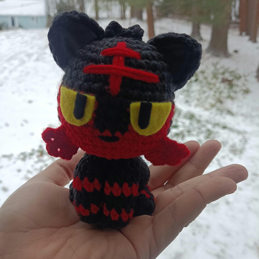 Litten pokemon Amigurumi Plush - Etsy