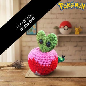 Applin Amigurumi Pattern | Easy Pokémon-Inspired Crochet PDF