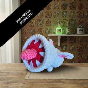 Khezu Amigurumi Crochet Pattern | Monster Hunter Inspired PDF Tutorial