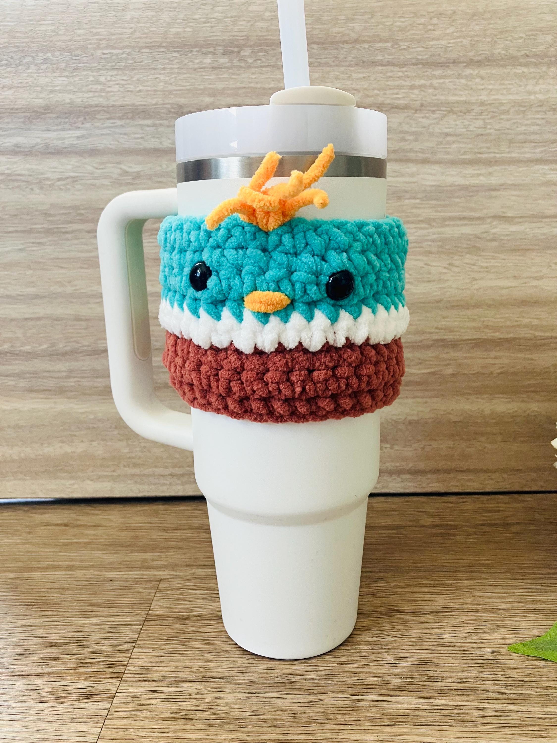 Duck Stanley Cup Cozy Crochet Pattern: No-sew PDF (fits 40oz
