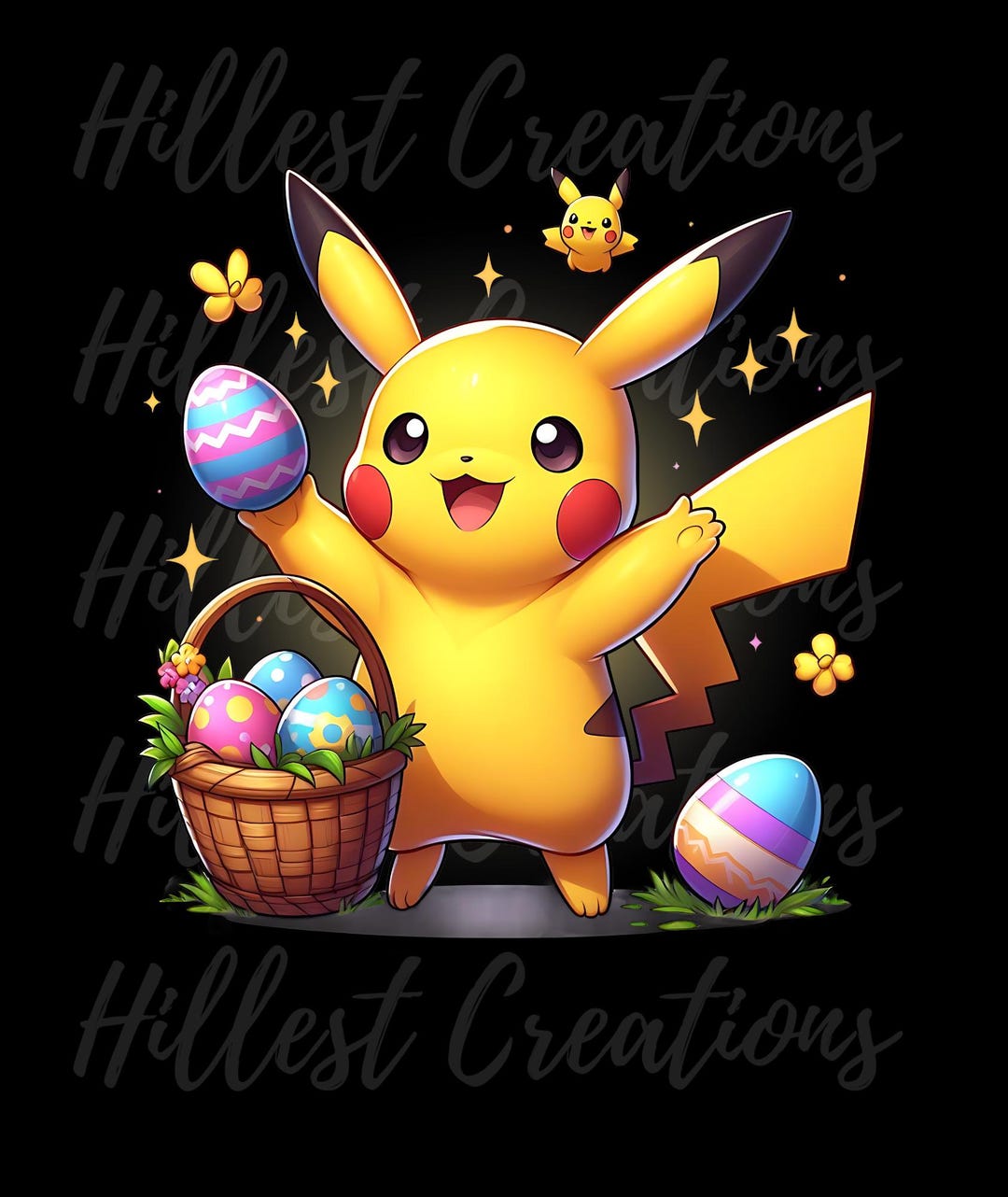 ポケモンセンター　Pikachu's Easter Egg Hunt Pokemon Center Original Plush Pikachu Pikachu's Easter Egg