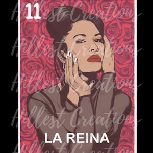 Carte Selena Quintanilla La Reina Loteria PNG