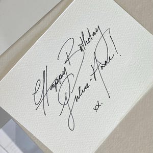 Mots de remerciement manuscrits, anniversaire, cadeau, cadeau d'hôtesse, vacances, remise des diplômes, juste parce que