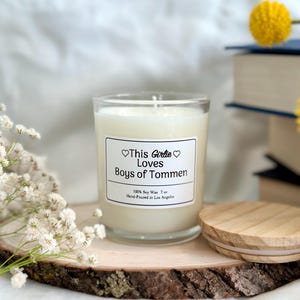 Boys of Tommen Soy Candle - Bookish 7oz Organic Candle