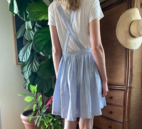 Vintage 1970’s Norma Kamali Pleated Seersucker Pin