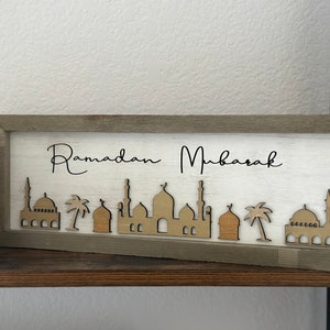 Ramadan Decor, Ramadan Mubarak, Islamic Village, Mosque Decor, Eid Gift, Ramadan Gift